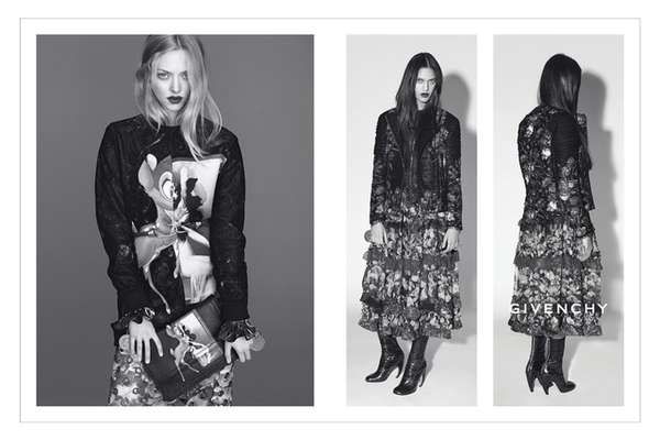 Moody Grayscale Fashion Ads Givenchy Fall 2013 campaign