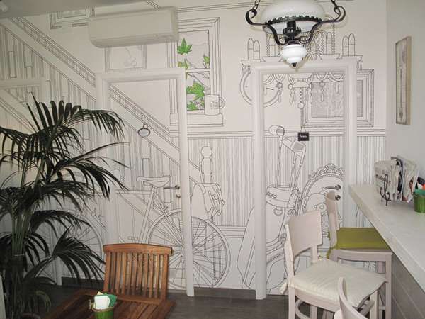 Charming Illustrated Walls