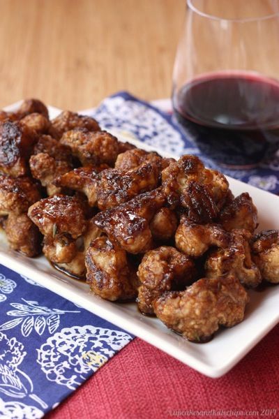 Balsamic-Glazed Cauliflower Wings