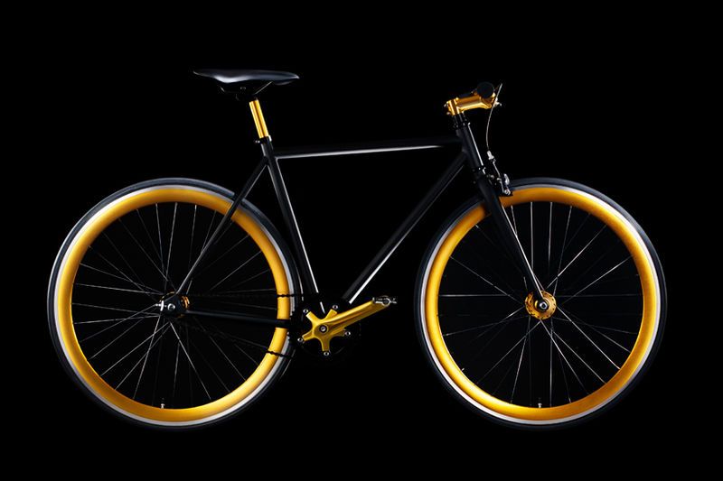 Bicycle black gold sale