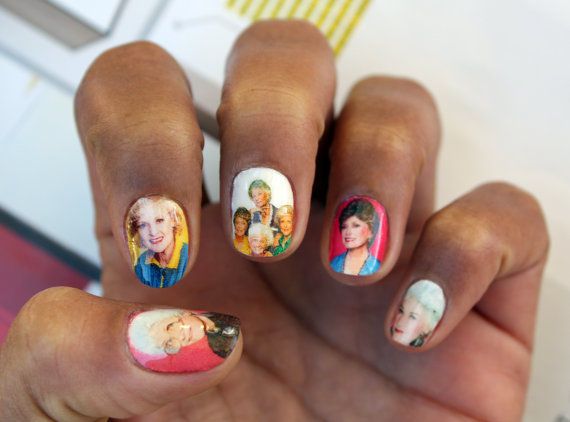 Sitcom-Inspired Nail Decals