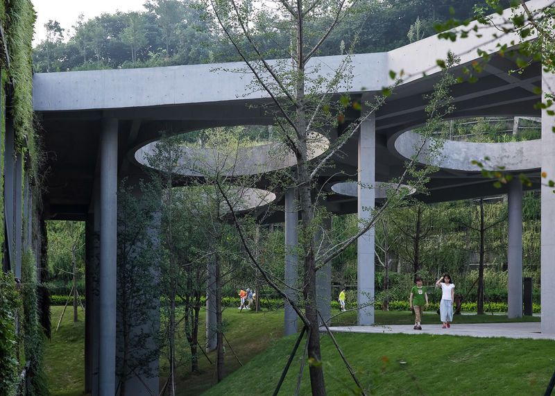 Plant-Covered Community Centers