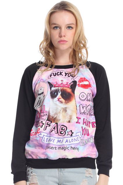 Fabulous Crabby  Cat Sweaters 