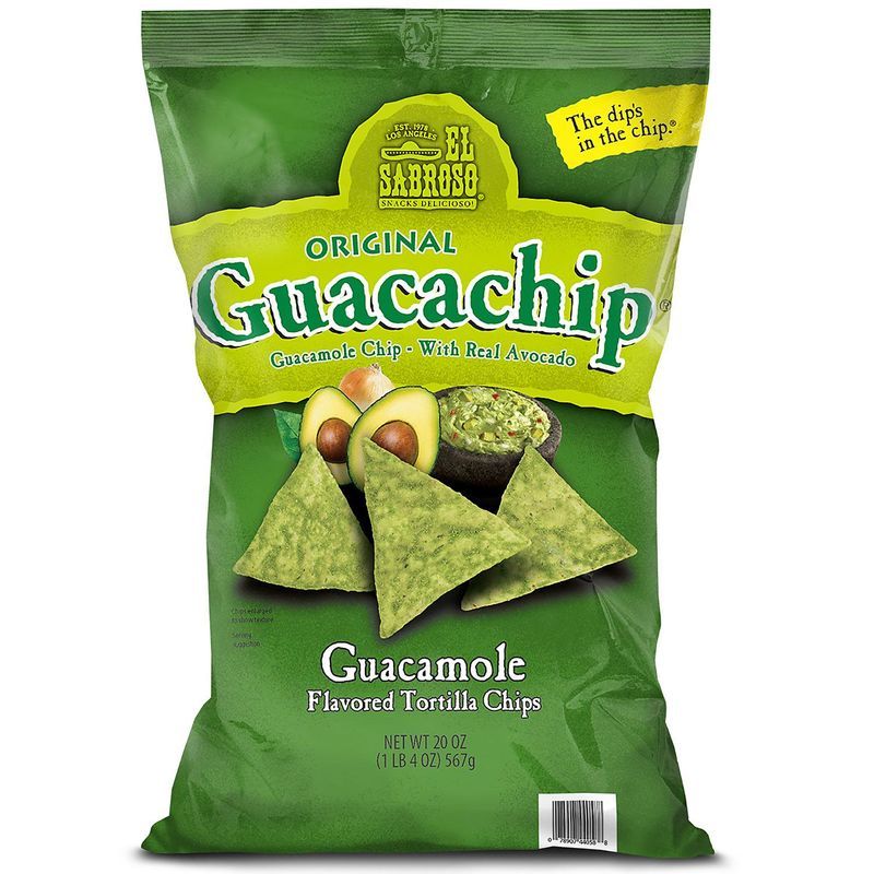Guacamole-Flavored Tortilla Chips : Guacachips