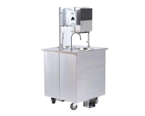 Dual Sided Retail Washing Stations Hand Washing Station