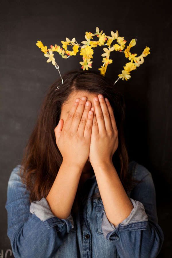 DIY Floral Festive Headbands