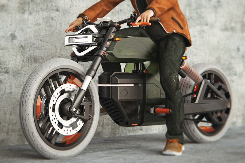 Swappable Battery Electric Motorcycles Harley Davidson Revival