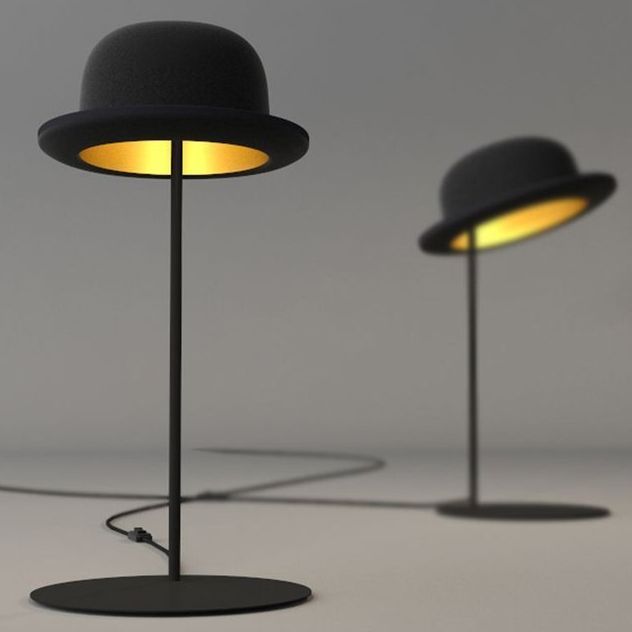 Tipping Hat Lamps