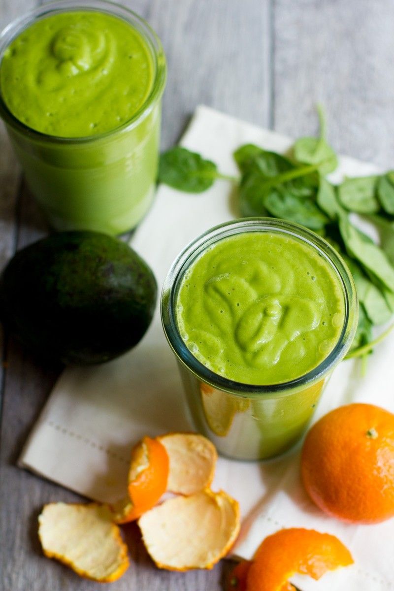 Citrusy Avocado Smoothies