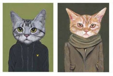 Cute Kitty-Clothed Portraits