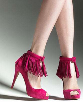 Fringed Heels