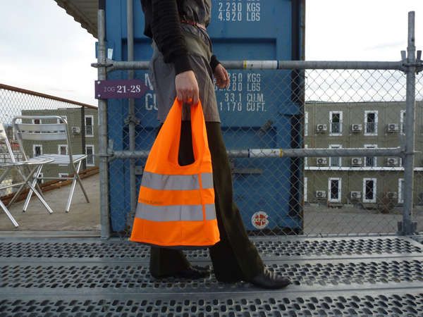 Reflective Fluorescent Totes