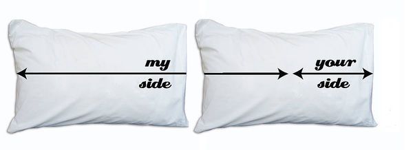 Humorous Couples Pillowcases