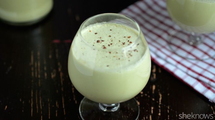 Boozy Pistachio Eggnogs