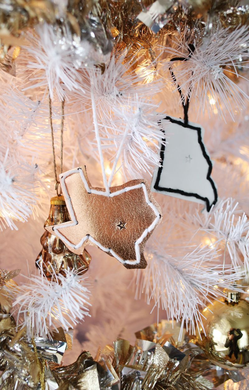 Stitched State Ornaments