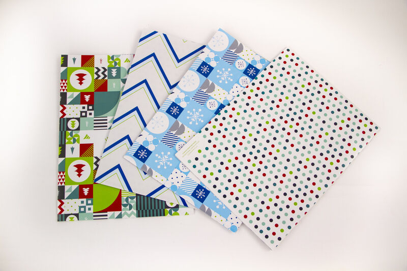 Antimicrobial Treated Gift Wrap - This Patterned Holiday Gift Paper Reduces Microbial Growth (TrendHunter.com)