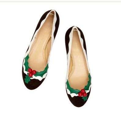 Holiday Holly Slippers