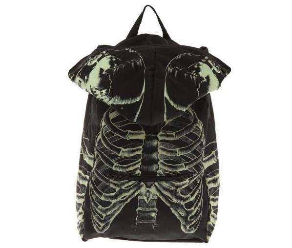 Glowing Hooded Skeleton Backpacks