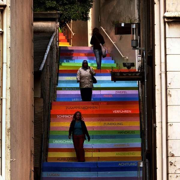 Rainbow Street Art Installations