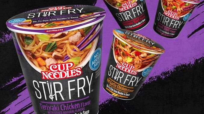 Cup Noodles Stir Fry Hot Garlic Chicken - Nissin Food