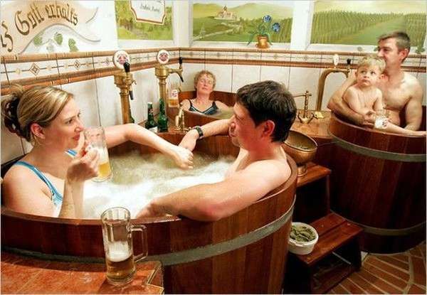 Rejuvenating Beer Baths