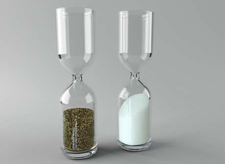 Hourglass Salt and Pepper Shakers