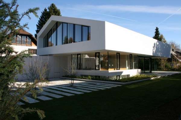 Angular All-White Abodes