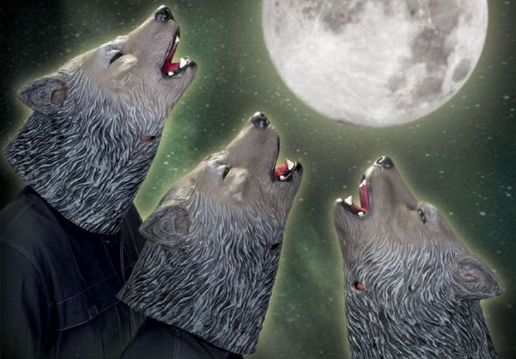 Howling Wolf Masks