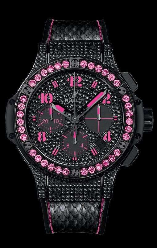 Blinged Out Black Watches