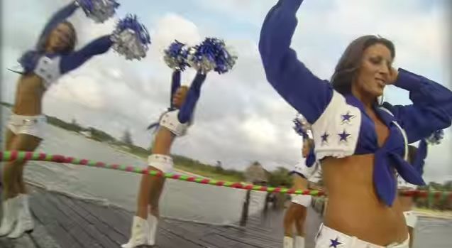 Hula Hooping Cheerleader Videos