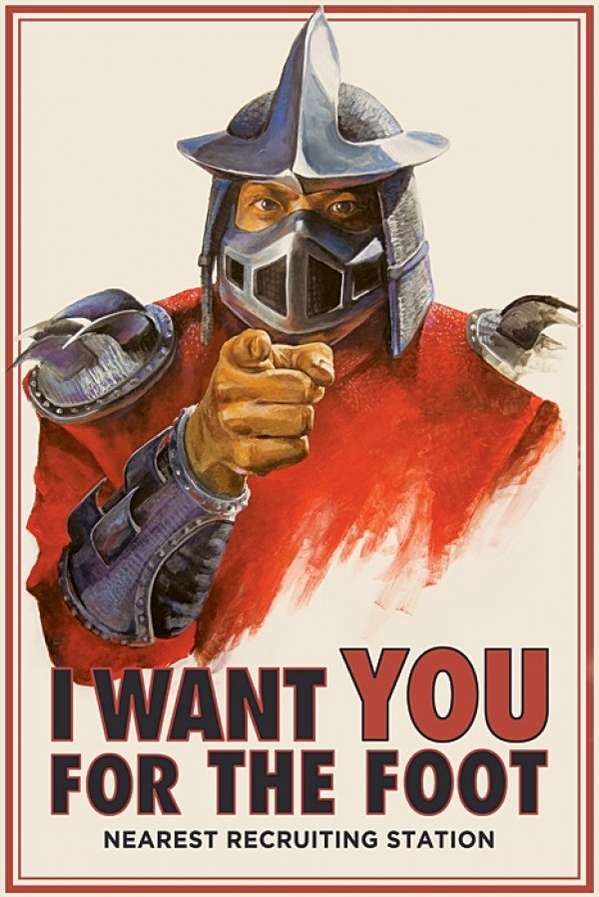 Foot Clan Recruitment Prints