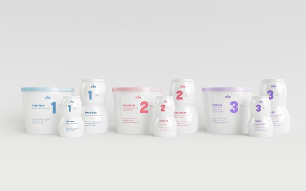 Numeric Baby Food Branding