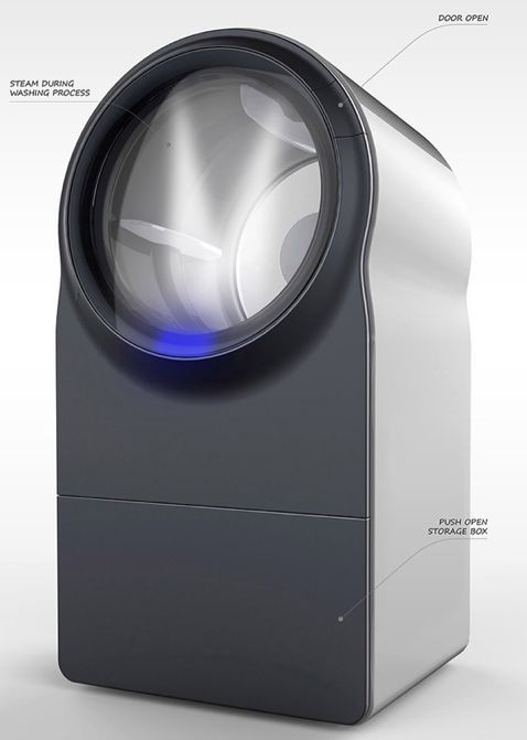 Sleek Steaming Washing Machines