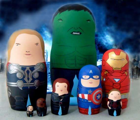 Superhero russian dolls online