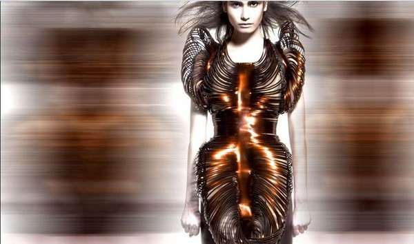 Futuristic Metallic Fashion