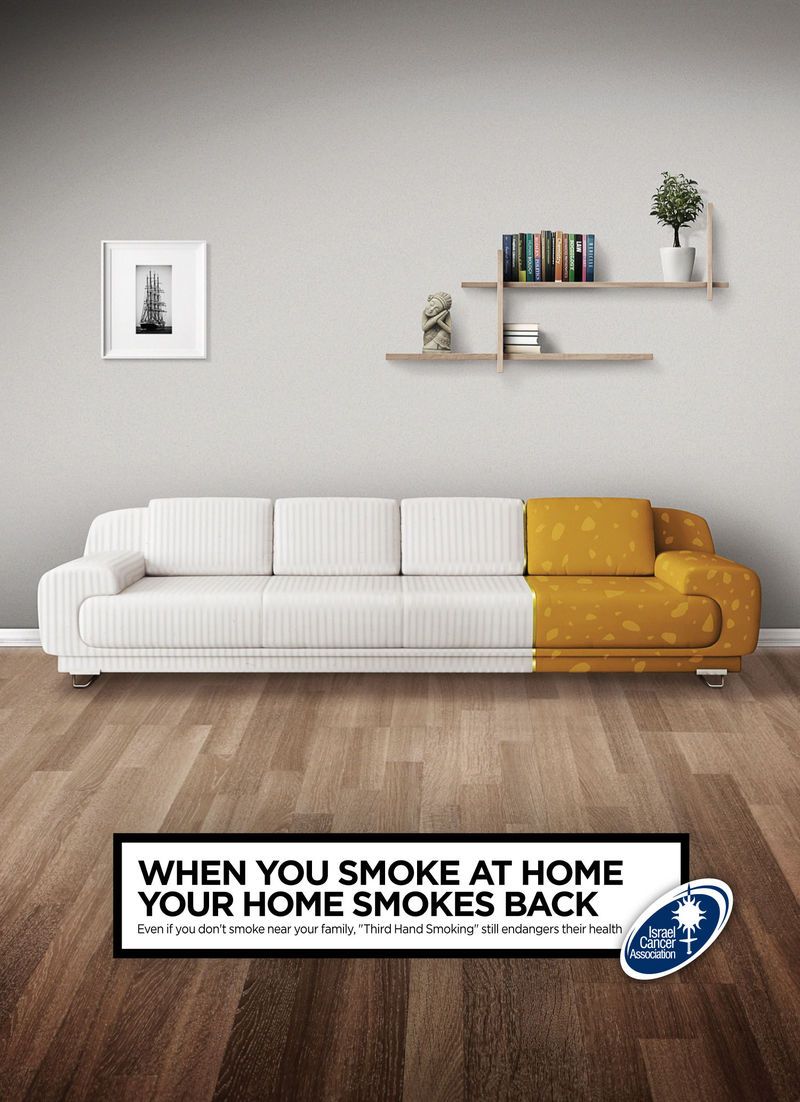 Cigarette Couch Ads