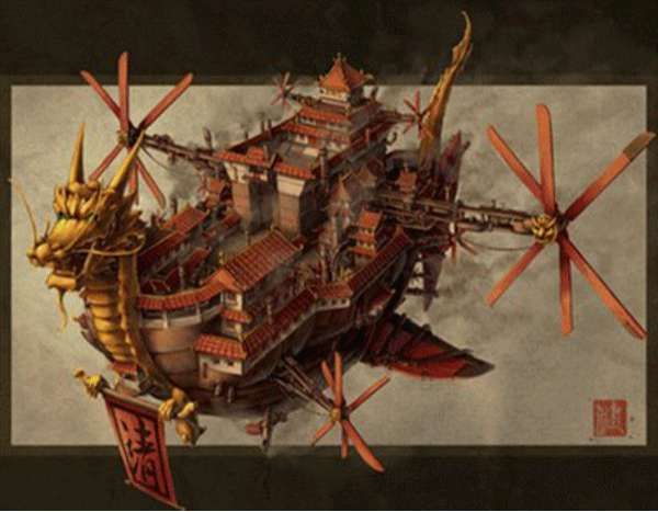 Oriental Steampunk Art