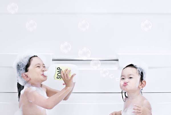 Bubble-Blowing Babies