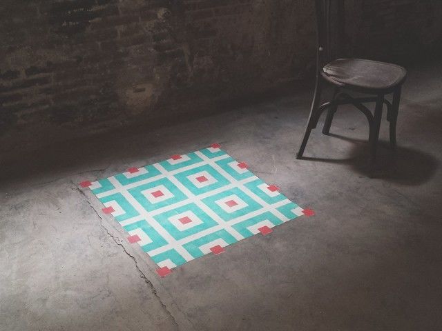 Geometric Tile-Like Installations