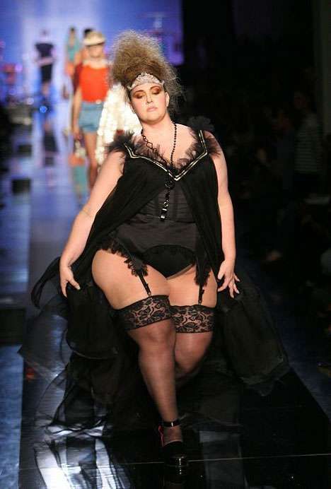 Jean Paul Gaultier using size 20+ models