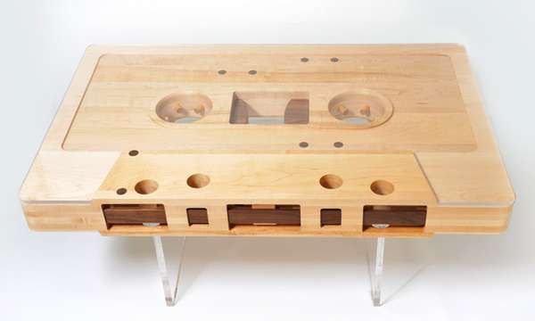 Retro Cassette Tape Tables