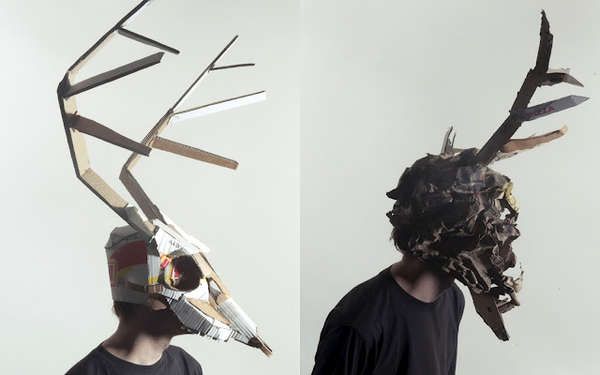 Cardboard Animal Masks