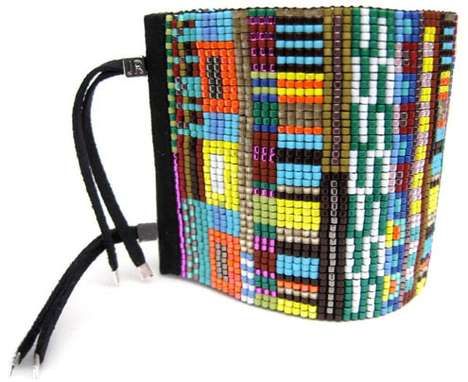 Colorfully Beaded Cuffs