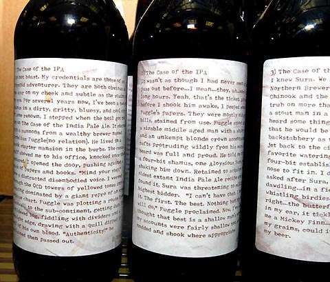 Literary Beer Bottles