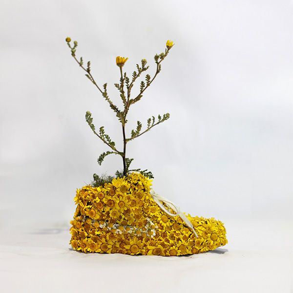 Floral Footwear Sculptures