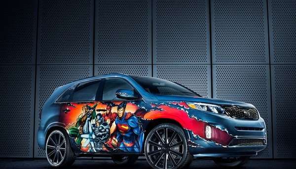 Turbo-Charged Comic Book Cars