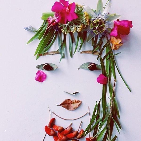 Floral Face Recreations