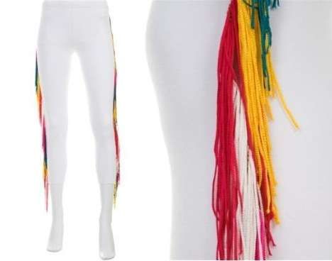 Rainbow Fringe Leggings