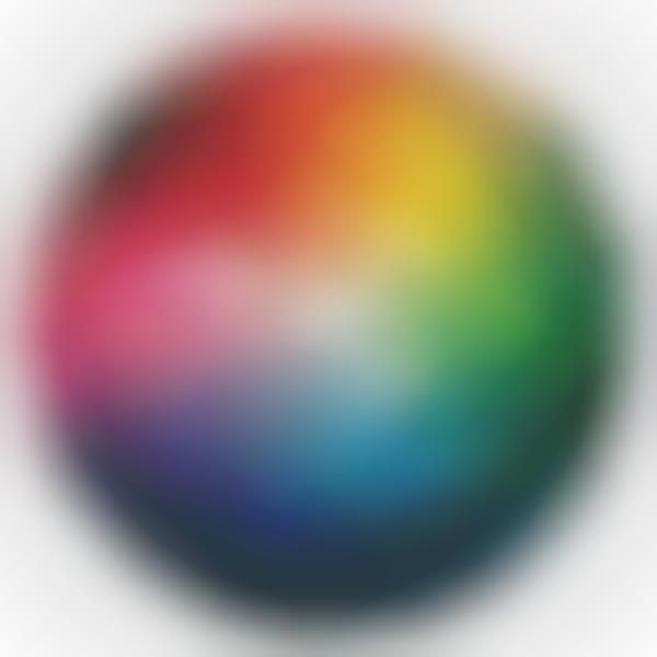Rainbow Button Art