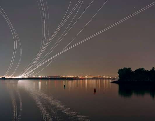 Airplane Trail Photography